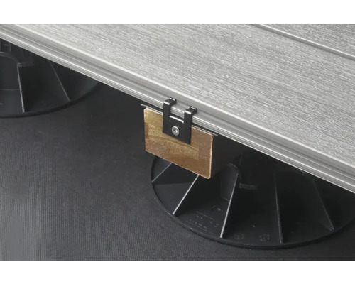 Terrasplanken montage met onderconstructie en clip