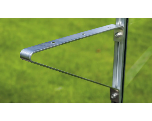 Metalen beugel voor bevestiging aan een kas