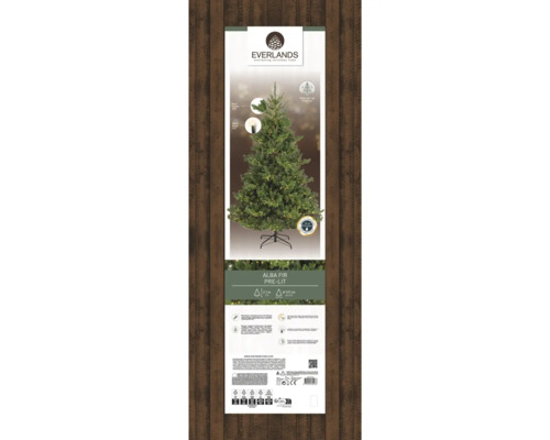 Everlands Alba spar, verlichte kunstkerstboom, hoogte 2.1 meter