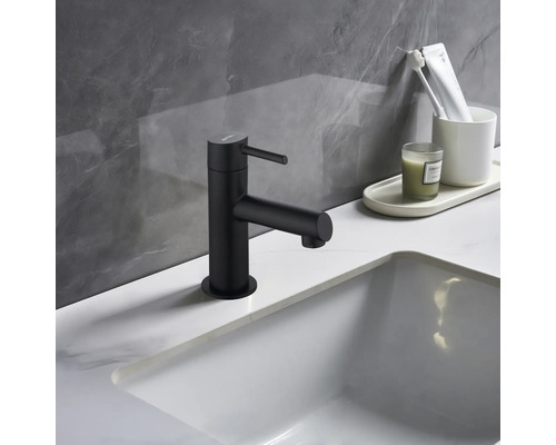 Wastafelkraan in een badkamer