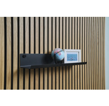 Wandpaneel met plank, globe en foto