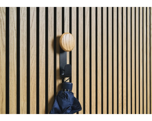 Wandpaneel met kapstokhaak en paraplu