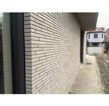 Buitenfoto van een gebouw met een gevel van bakstenen.