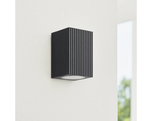 Vierkante wandlamp voor buitenmontage