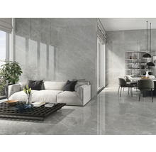 Wand- en vloertegel Always Dark Pulido grijs 60x120 cm gerectificeerd