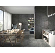 Wand- en Vloertegel Industrial night lappato 60x60 cm gerectificeerd