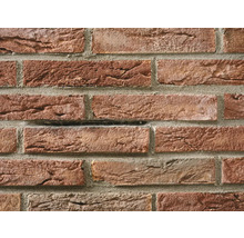Close-up van een bakstenen muur