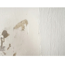 Muur met oud en nieuw decoratief stucwerk