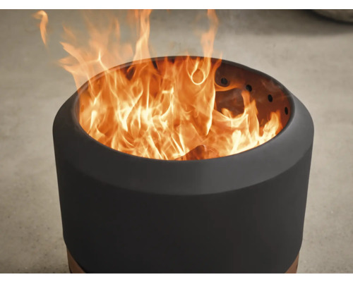 Vuurplaats met vlammen