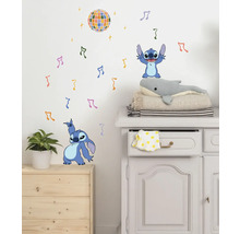 Wanddecoratie met Stitch-motieven, discobal en muzieknoten