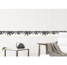 Kamerdecoratie met rand met plantenmotief