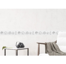 Wandborder met boommotief in interieur