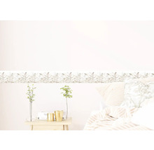 Kamer met rand met plantenmotief