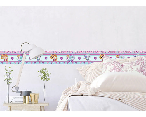 Kamer met Paw Patrol rand aan de muur