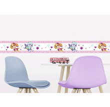 Wandborduur met Paw Patrol-motieven in kinderkamer