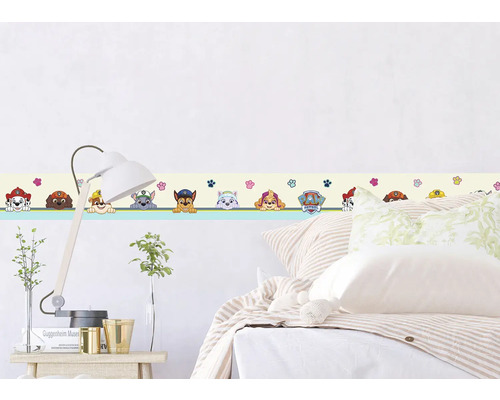 Kamer met Paw Patrol muurrand