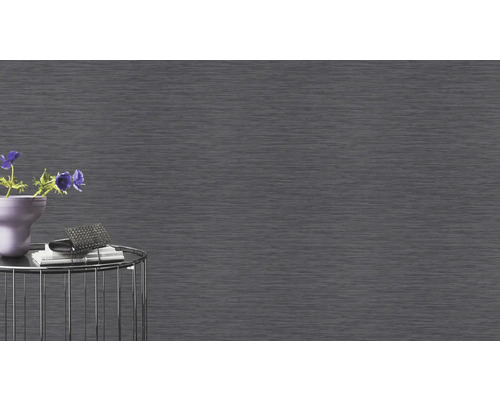 Close-up van een behang met een horizontaal streepmotief