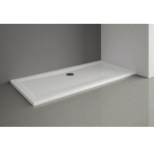 Rechthoekige douchebak met afvoer