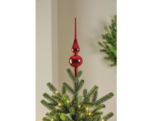 Kerstboom piek op een kerstboom