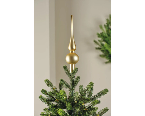 Gouden piek op een kerstboom
