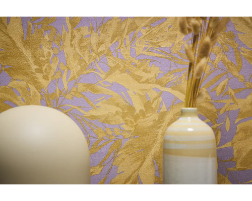 Decoratief bladbehang met plantenmotief voor interieurs