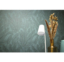 Close-up van een wandbehang met bladerpatroon