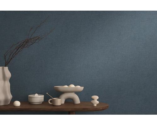 Decoratief behang met textielpatroon in de woonkamer