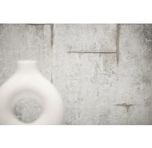 Decoratieve witte keramische vaas met gat