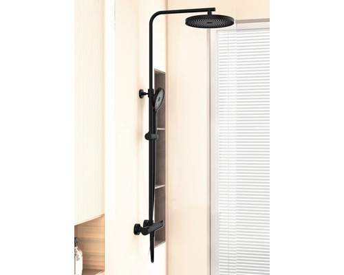 Douchesysteem met hoofd- en handdouche