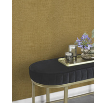 Decoratief behang met krokodillenleermotief op de muur