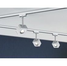 Plafondrail met drie spots voor binnenverlichting