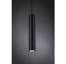 Zwarte cilindrische hanglamp