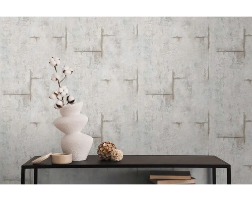 Decoratief behang met abstract patroon op een muur