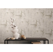 Decoratief behang met abstract patroon boven console