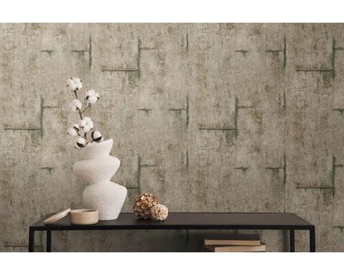 Decoratief behang met abstract patroon in interieur