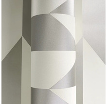 Behang met geometrisch patroon in grijs