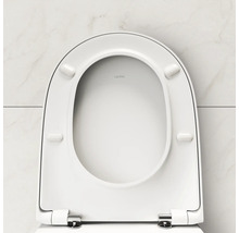 Toiletzitting met open deksel