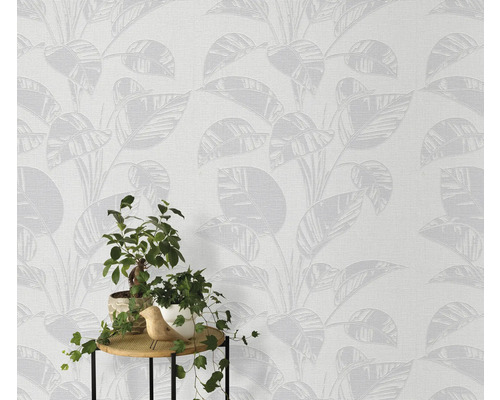 Behang met plantenmotief in interieur