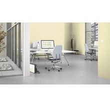 Kantoor met bureaus, bureaustoelen en computers in een helder, modern design