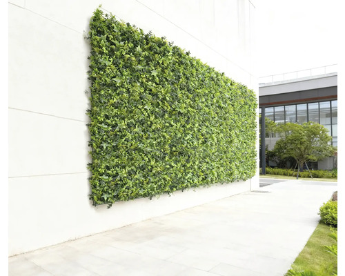 Wandpaneel met kunstmatige groene planten voor decoratie