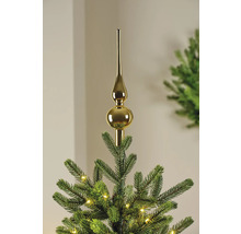Gouden piek op een kerstboom