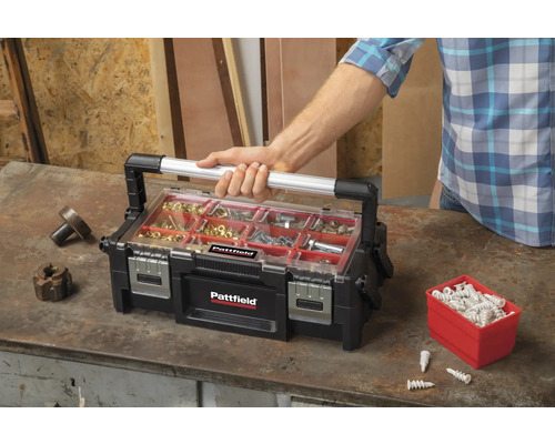 Pattfield assortimentsdoos gevuld met schroeven en moeren