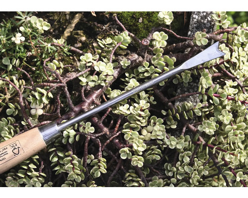 Onkruidsteker met houten handvat voor planten