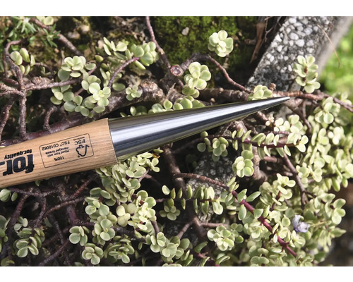 Grondboor van staal en hout met FSC-keurmerk