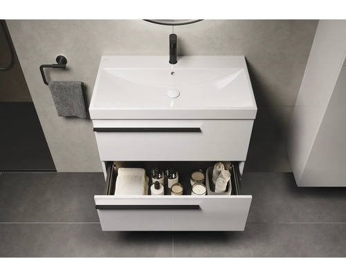 Wastafelmeubel met lade voor badkamerbenodigdheden