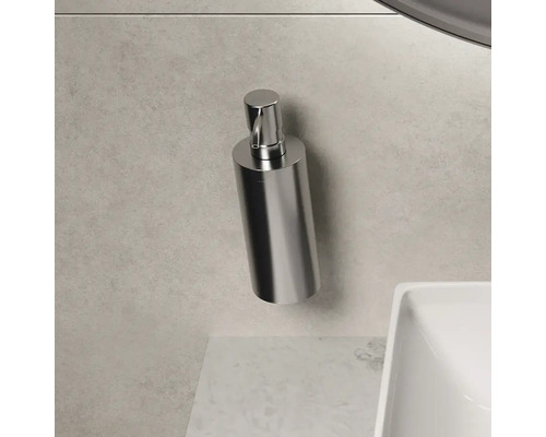 Metalen zeepdispenser voor wandmontage