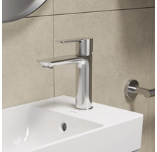 Wastafelkraan op een wastafel