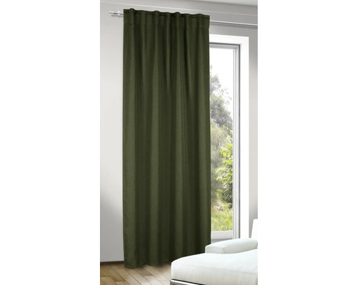 Gordijn voor het raam met gordijnrails