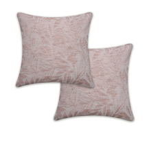 Twee kussens met bladmotief voor decoratieve doeleinden