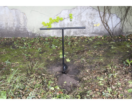 Grondboor in de tuin